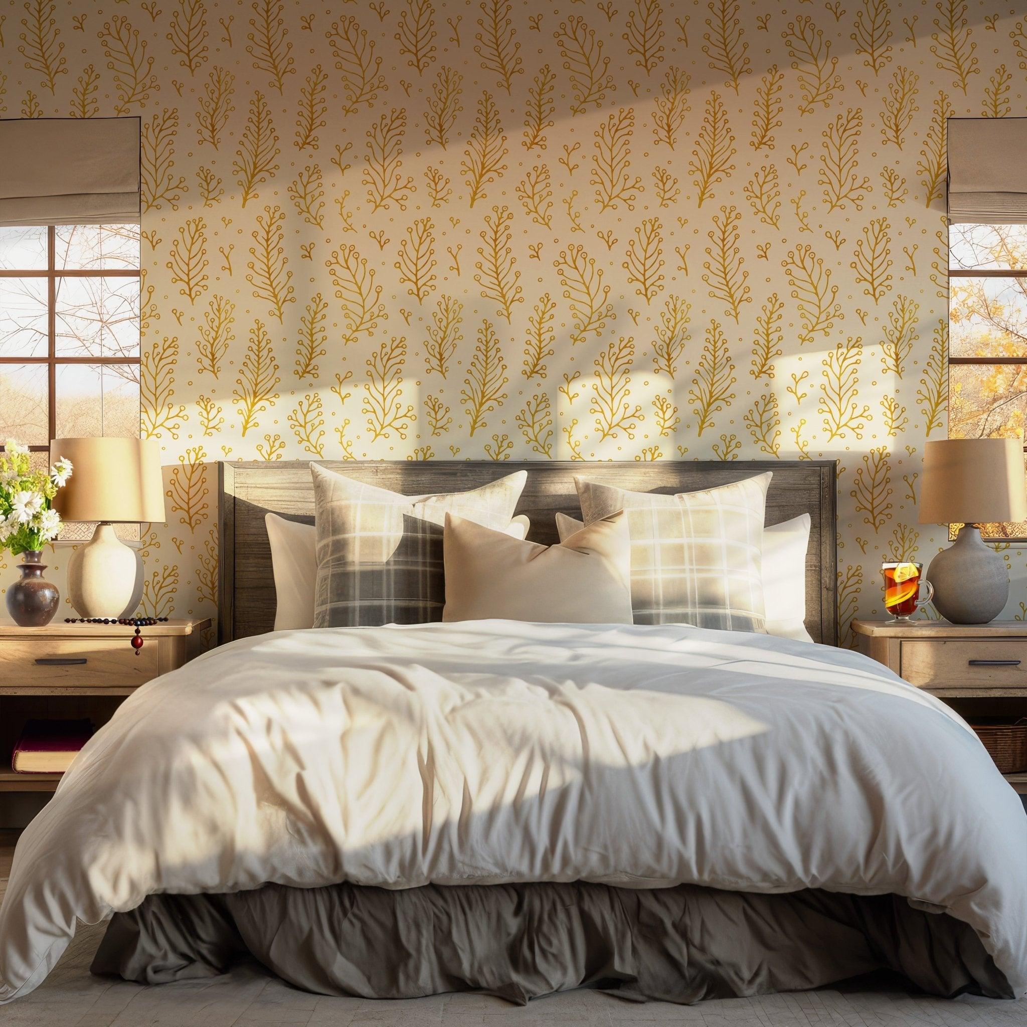 Maximalist Bedrooms: Embracing Bold Patterns and Colors - BuenaVista Wallpaper