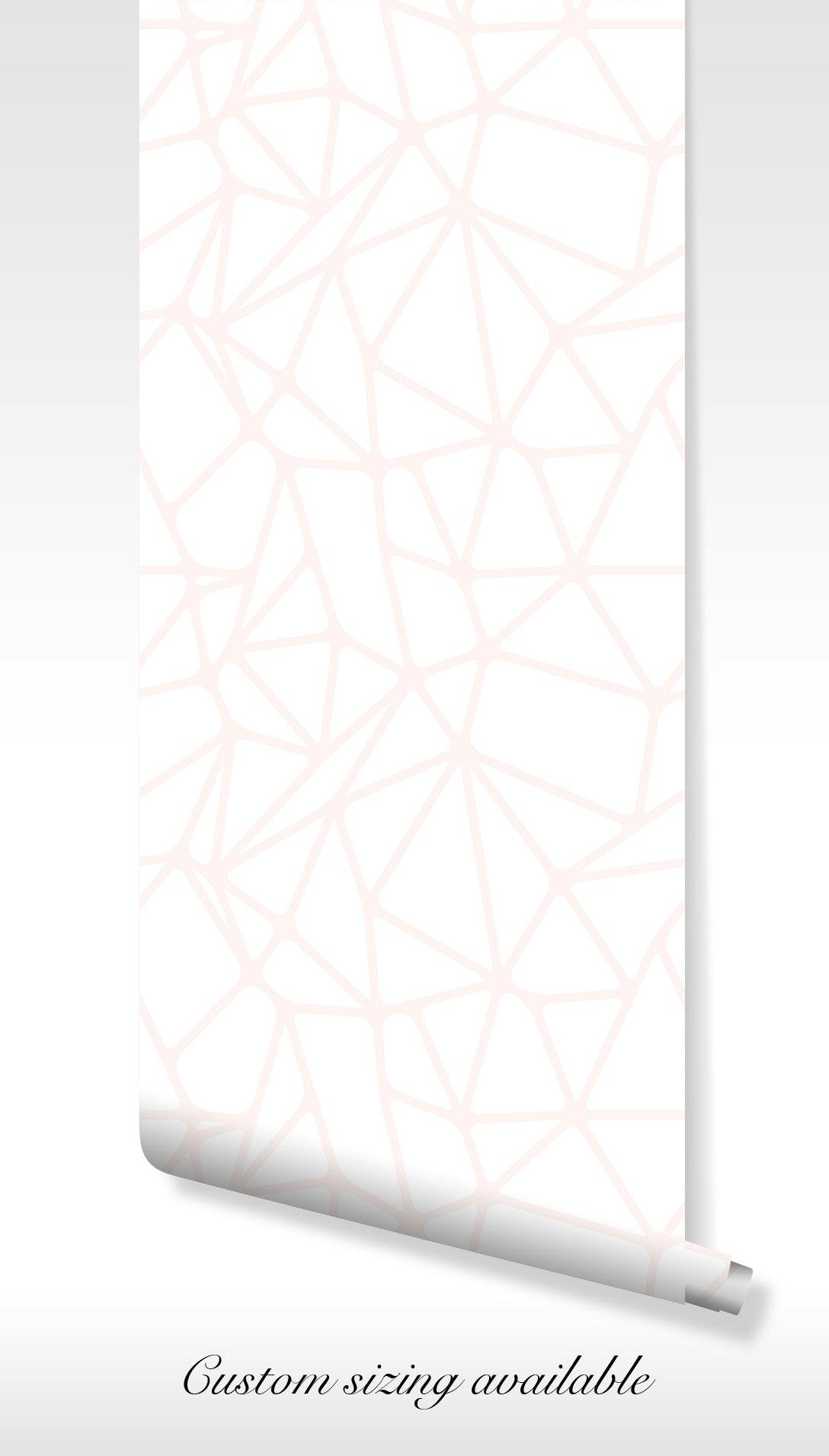 Beige Neutral Tones Wallpaper - Self Adhesive - Abstract Geometric Soft Line BV307