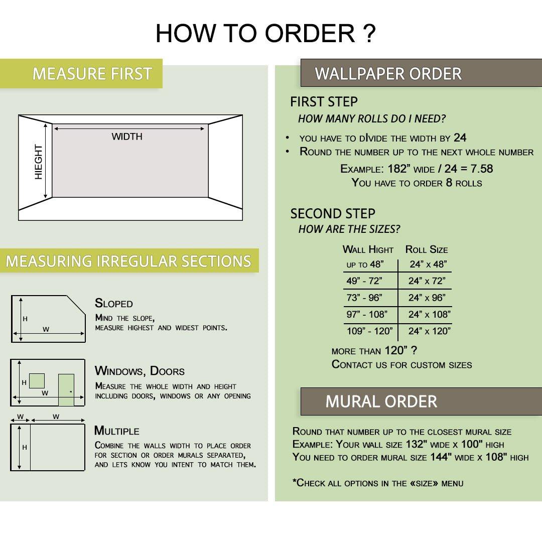 Step-by-step wall measurement guide for your wallpaper project.