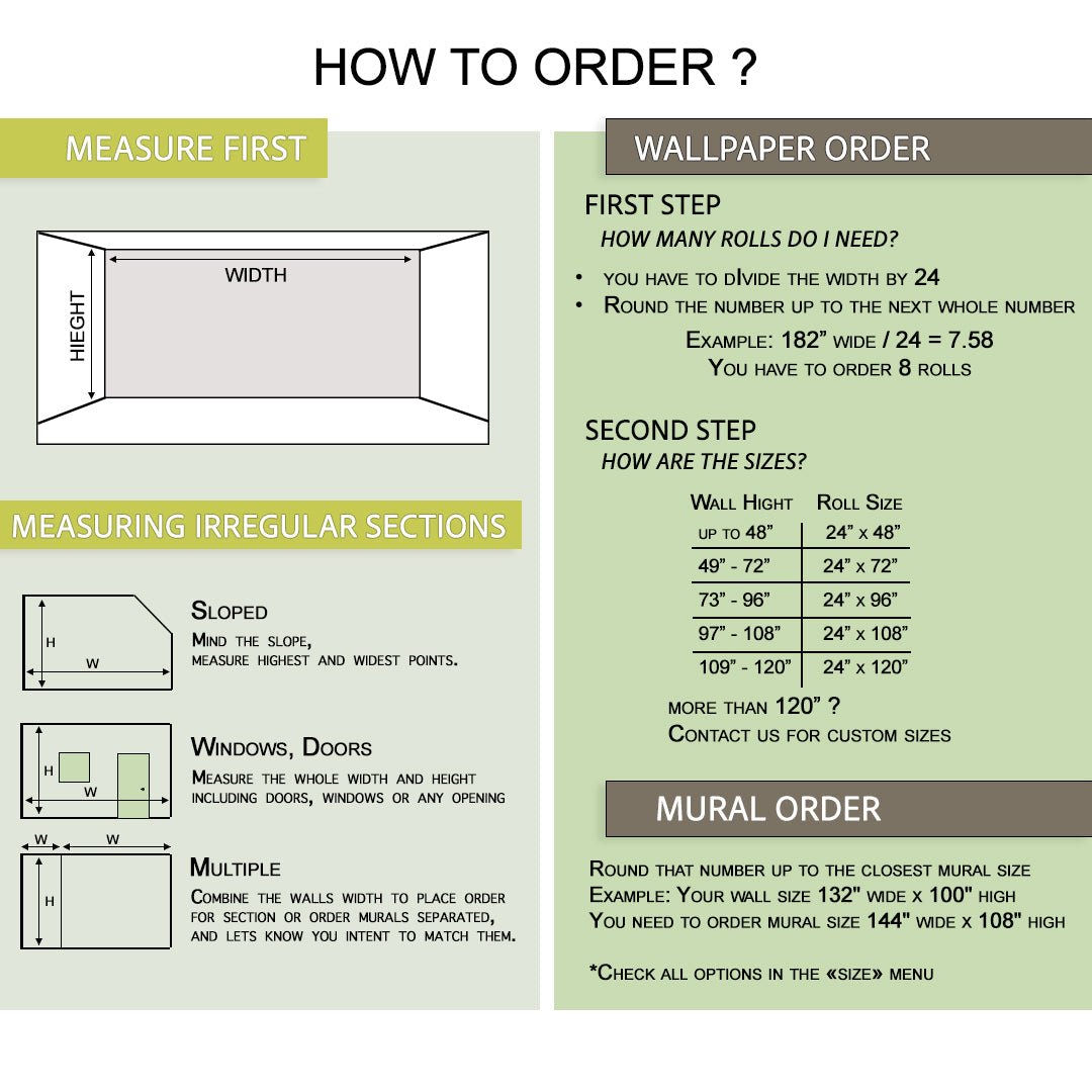 Step-by-step wall measurement guide for your wallpaper project.