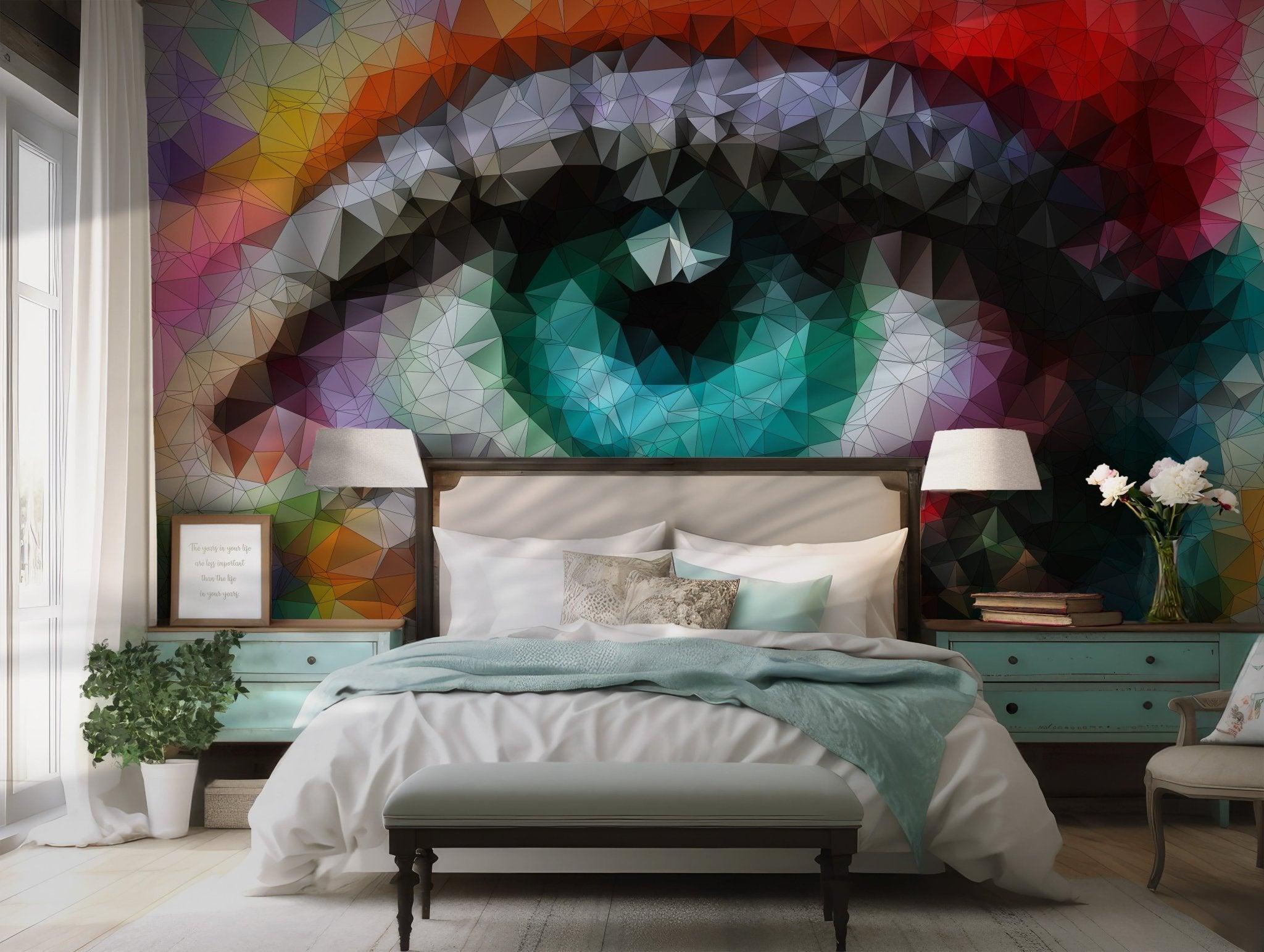 Modern Art Wallpaper - Peel and Stick Wall Mural - Entrepreneurs Office Creative Marketing BV221