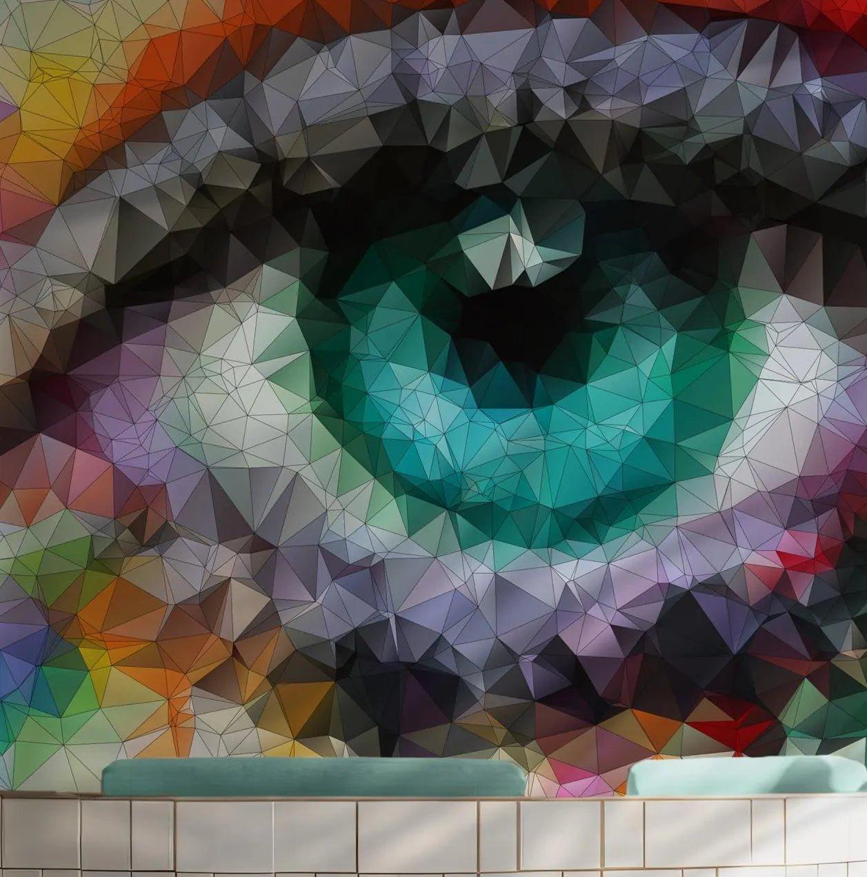 Modern Art Wallpaper - Peel and Stick Wall Mural - Entrepreneurs Office Creative Marketing BV221