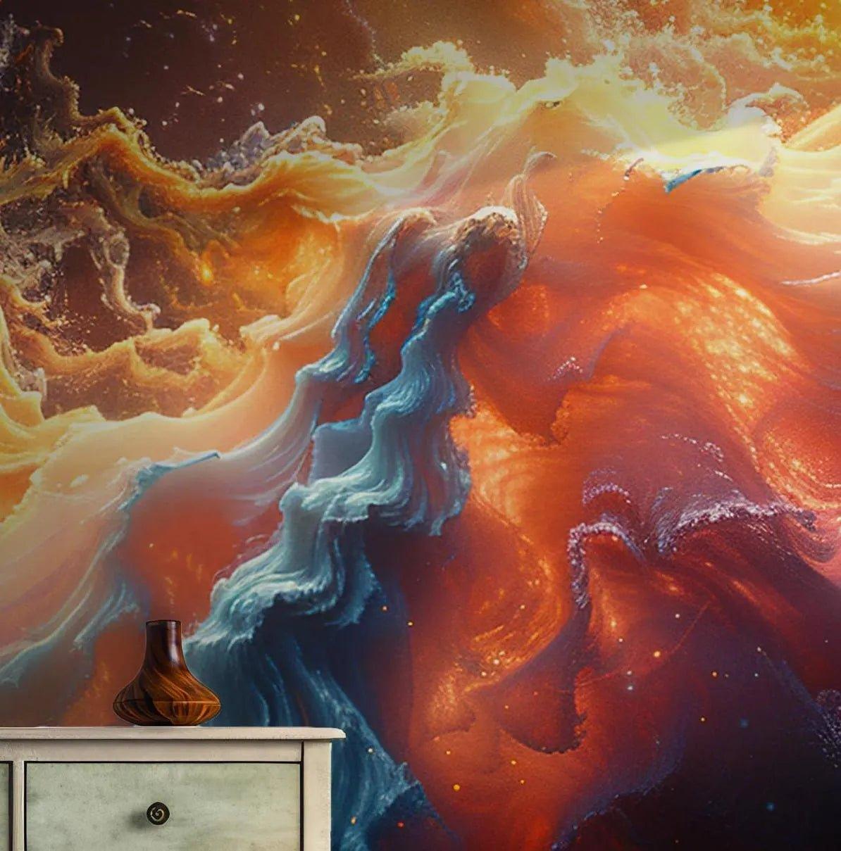 Nebula Galaxy Wallpaper - Peel and Stick Wall Mural - Astronomy Abstract Outer Space BV225